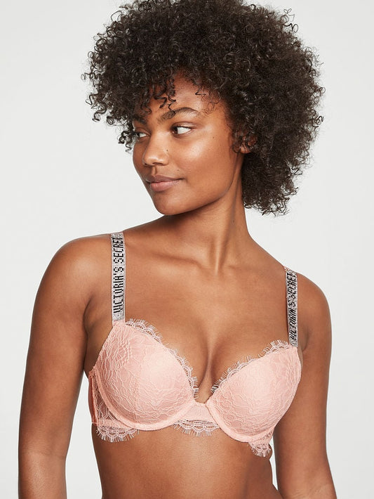 Shine Strap Lace Push-Up Bra + Shine Strap Lace Panty