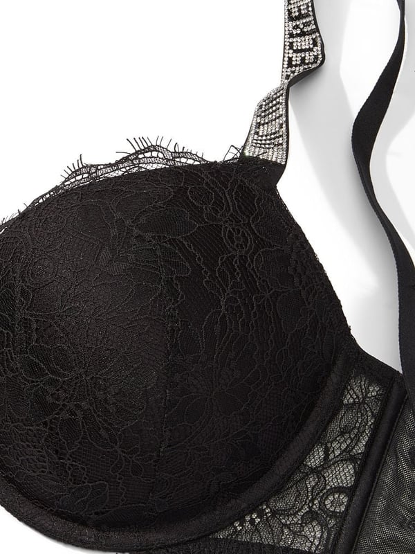 Shine Strap Lace Push-Up Bra + Shine Strap Lace Panty