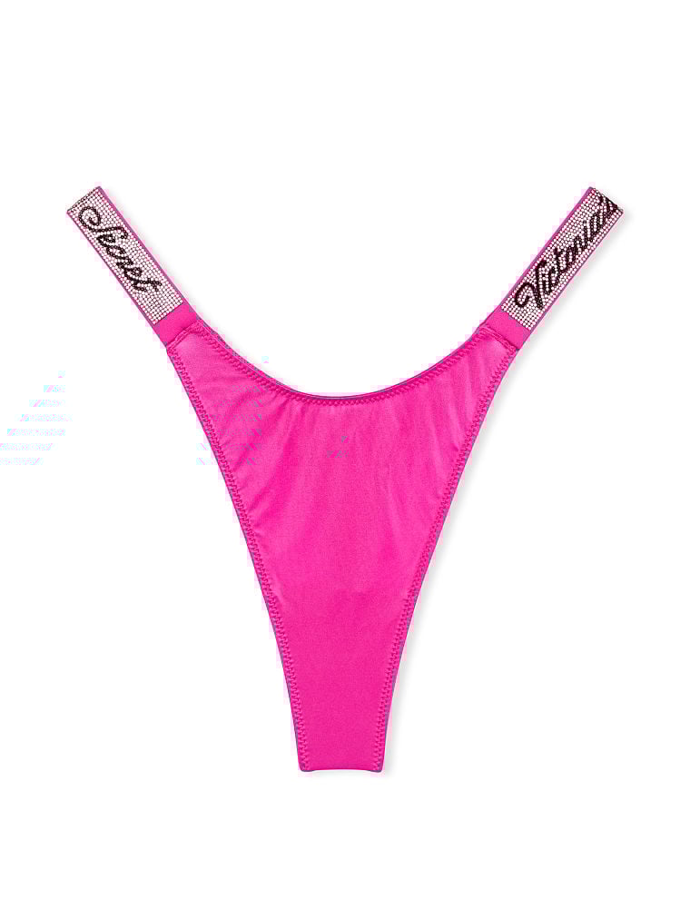Shine Strap Push-Up Bra + Bombshell Shine Strap Brazilian Panty