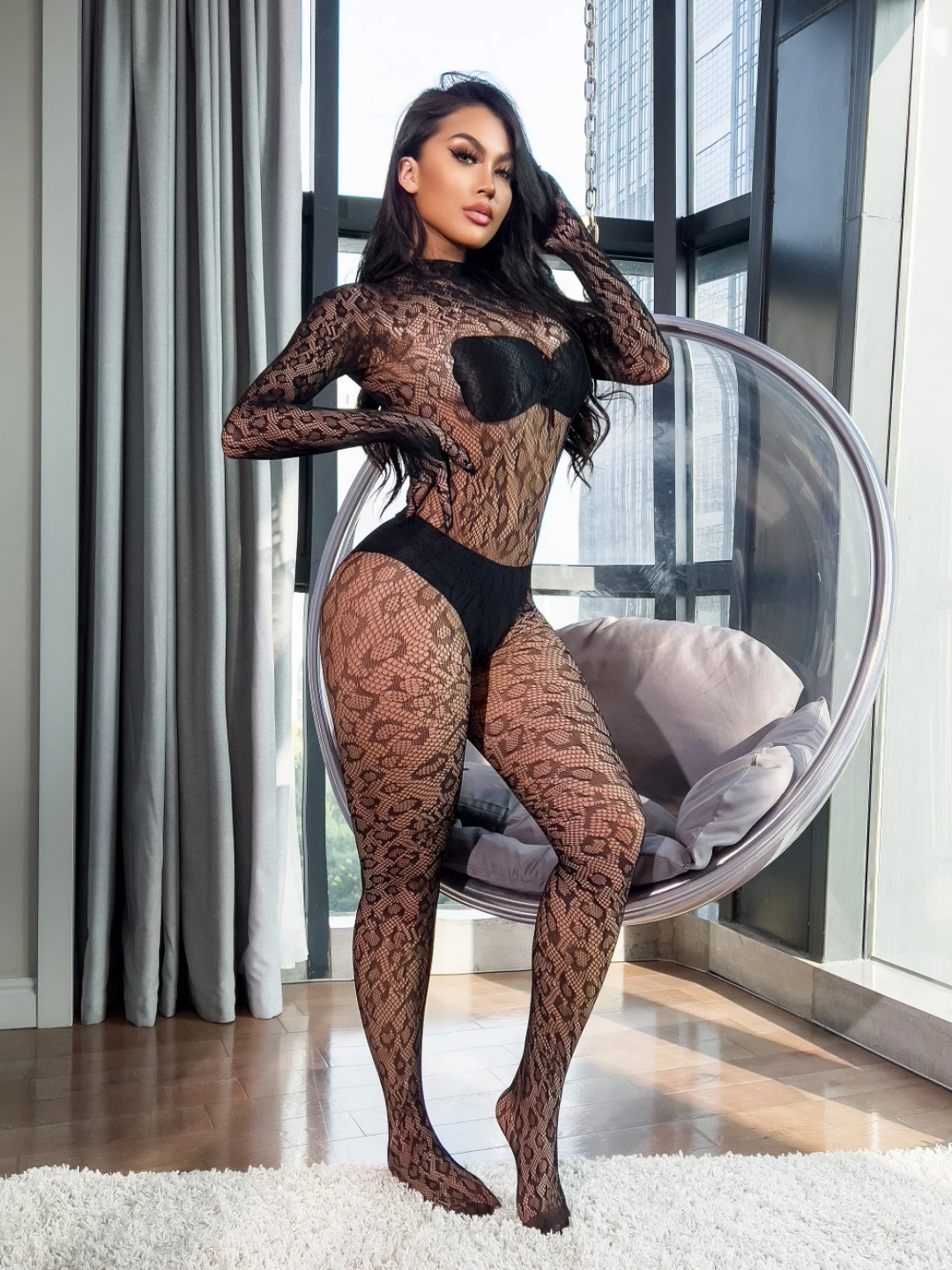 Free Size Bodystockings Full body back Free