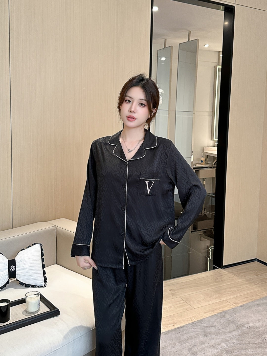 Victoria's Secret Satin Long Pajama Set