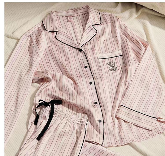 Victoria's Secret Satin Long Pajama Set