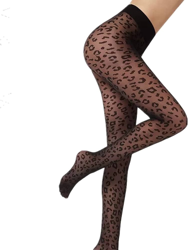 Leopard Skin Stockings - Free Size