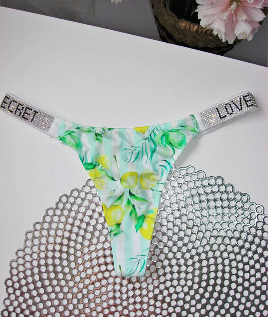 Women Sexy Rhinestone G-string Thongs Lingeries T-back Underwear Panties Fitness