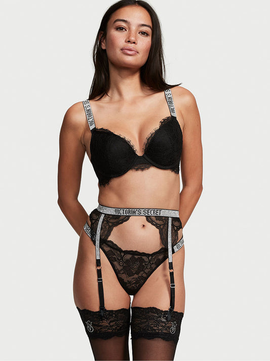 Shine Strap Lace Push-Up Bra + Shine Strap Lace Panty