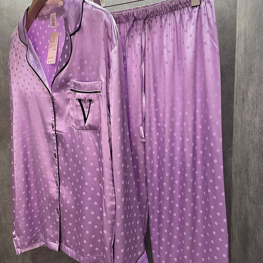 Victoria's Secret Satin Long Pajama Set