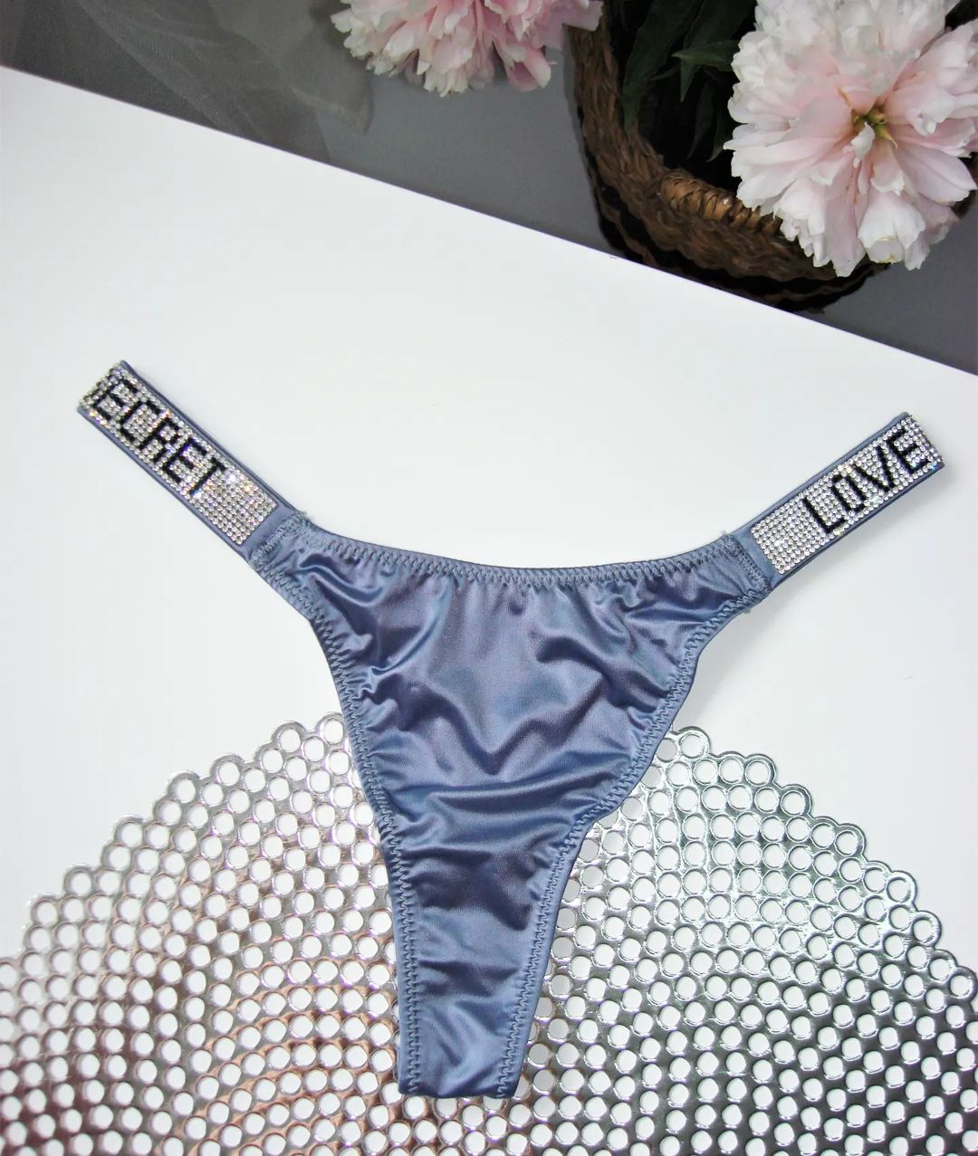 Women Sexy Rhinestone G-string Thongs Lingeries T-back Underwear Panties Fitness