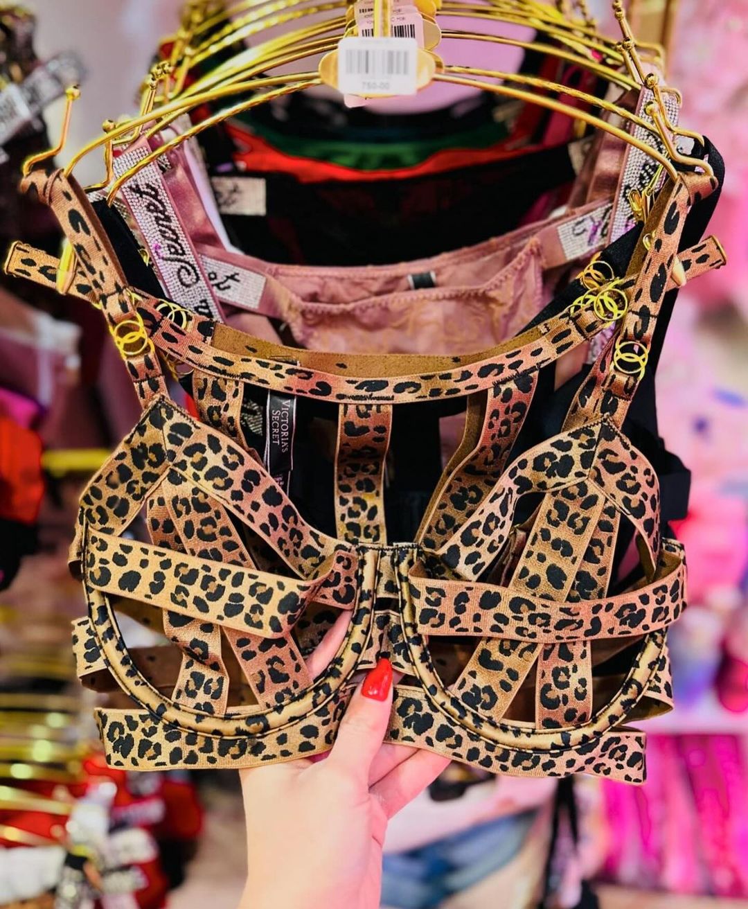 Tiger Victoria Secret Luxe Lingerie Unlined Banded Balconet