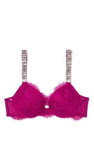 Shine Strap Lace Push-Up Bra + Shine Strap Lace Panty