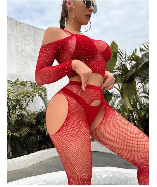Glamour Fit Bodysuit Free Size