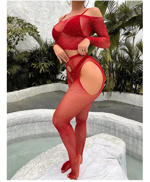 Glamour Fit Bodysuit Free Size