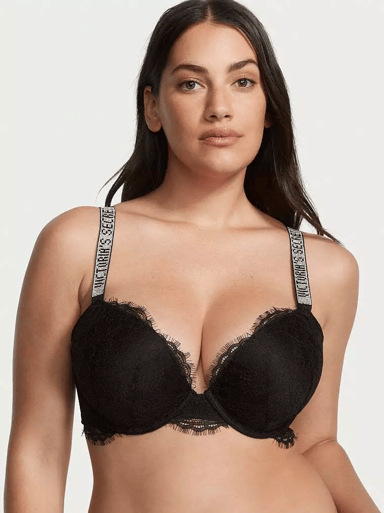 Shine Strap Lace Push-Up Bra + Shine Strap Lace Panty
