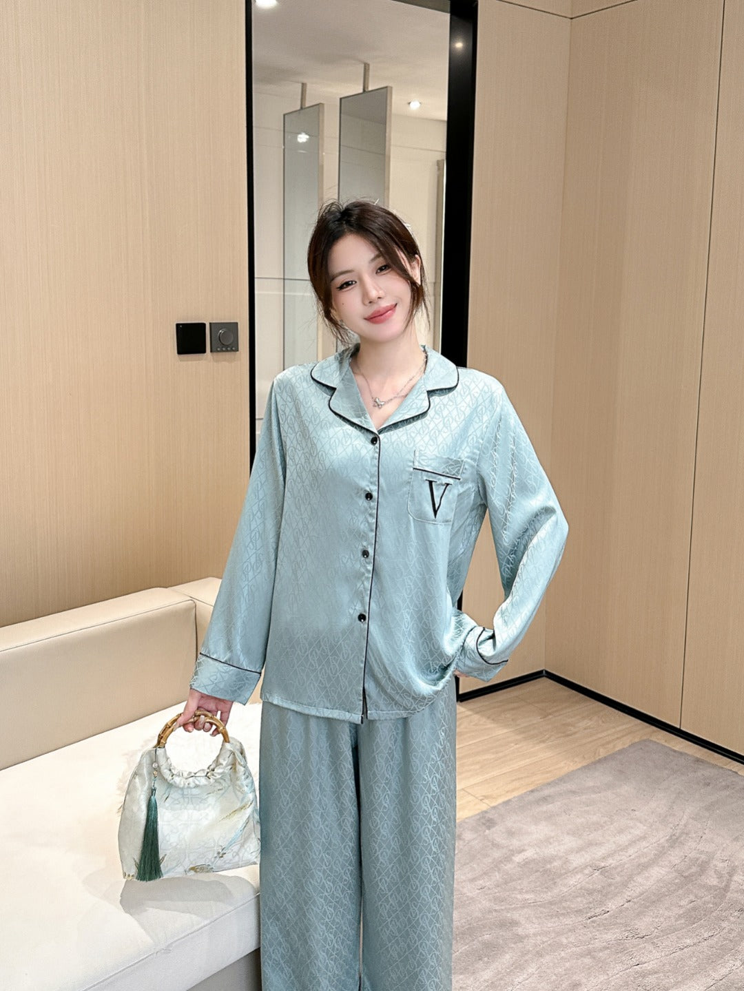 Victoria's Secret Satin Long Pajama Set