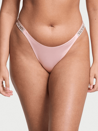 Bombshell NEW Logo Shine Strap  Push-Up Bra + Shine Strap Brazilian Panty