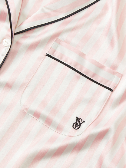 Signature Satin Short Pajama Set