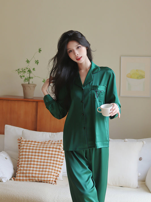 Victoria's Secret Satin Long Pajama Set