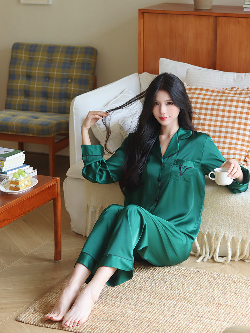 Victoria's Secret Satin Long Pajama Set