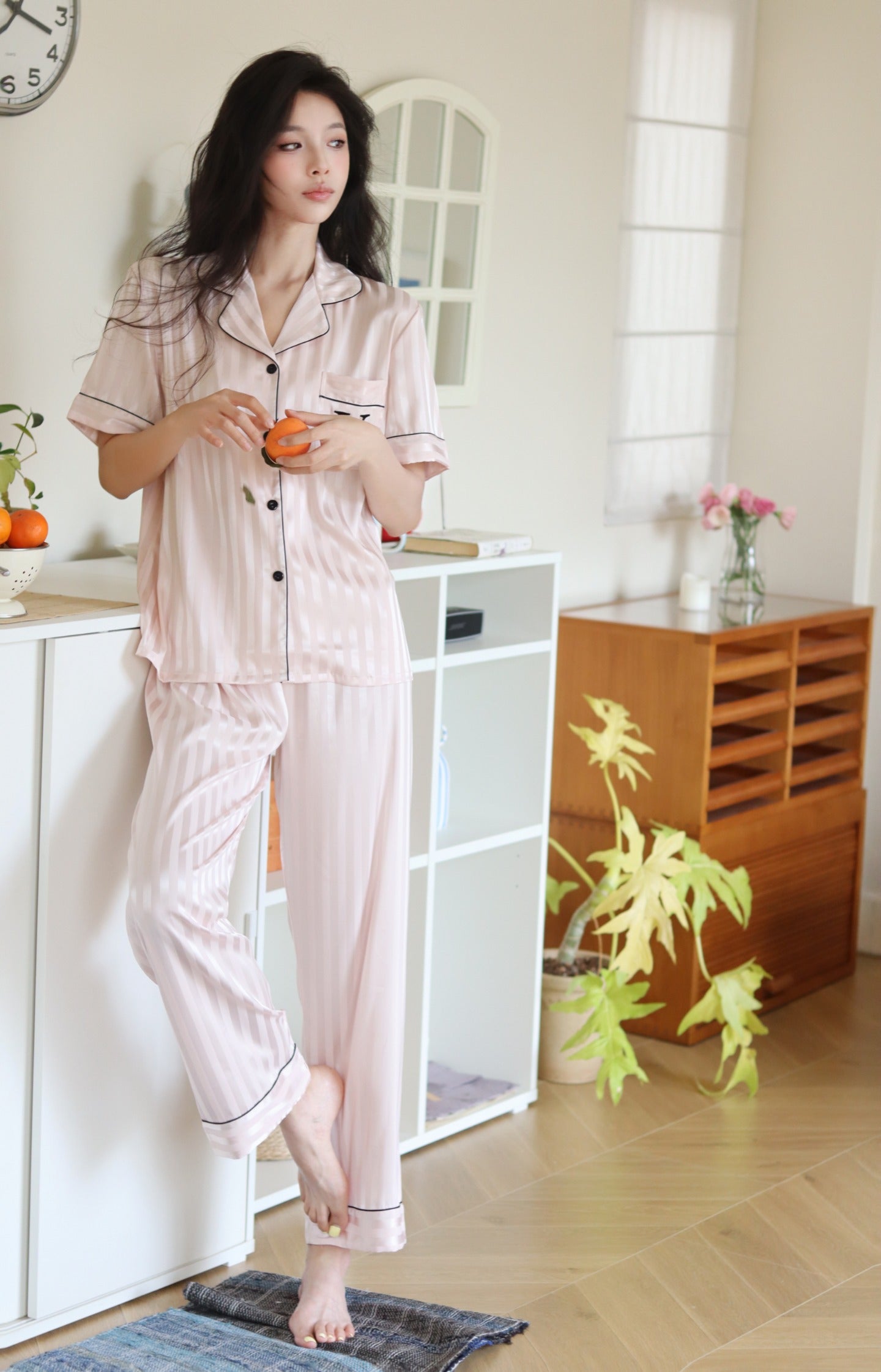 Victoria's Secret Satin Long Pajama Set