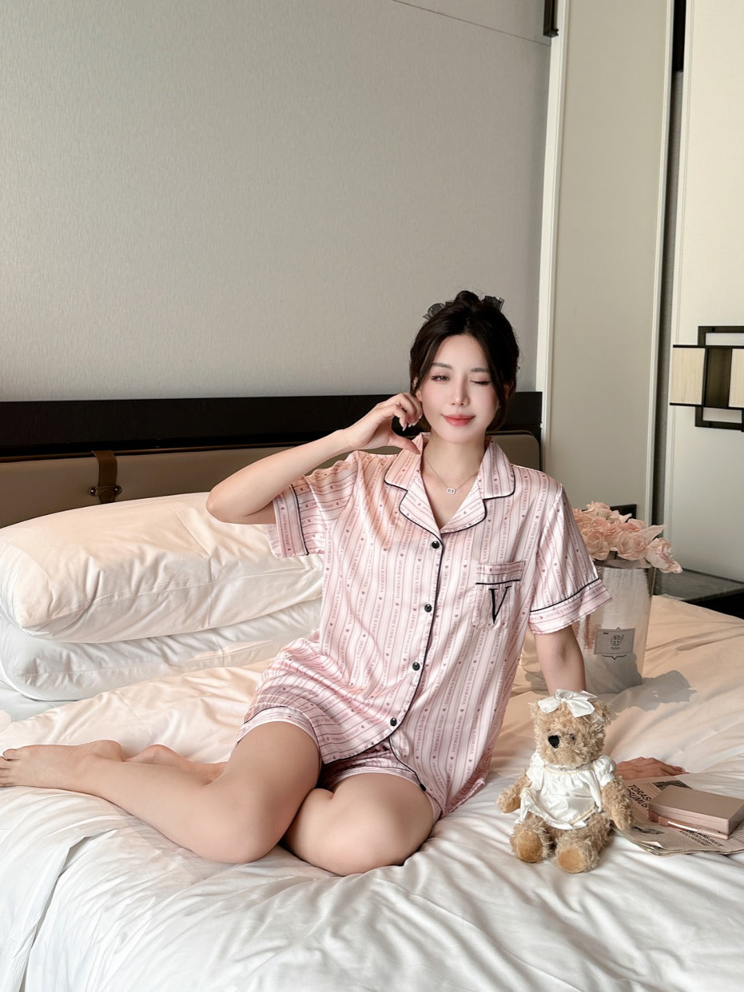 Victoria's Secret Satin Short Pajama Set