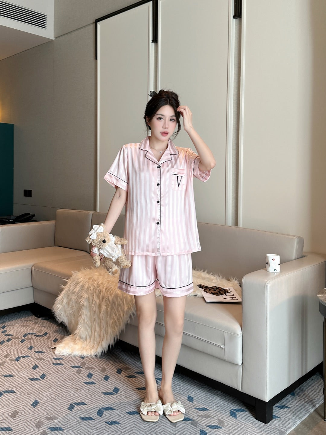 Victoria's Secret Satin Short Pajama Set