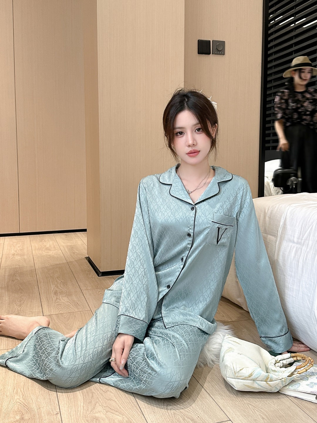 Victoria's Secret Satin Long Pajama Set