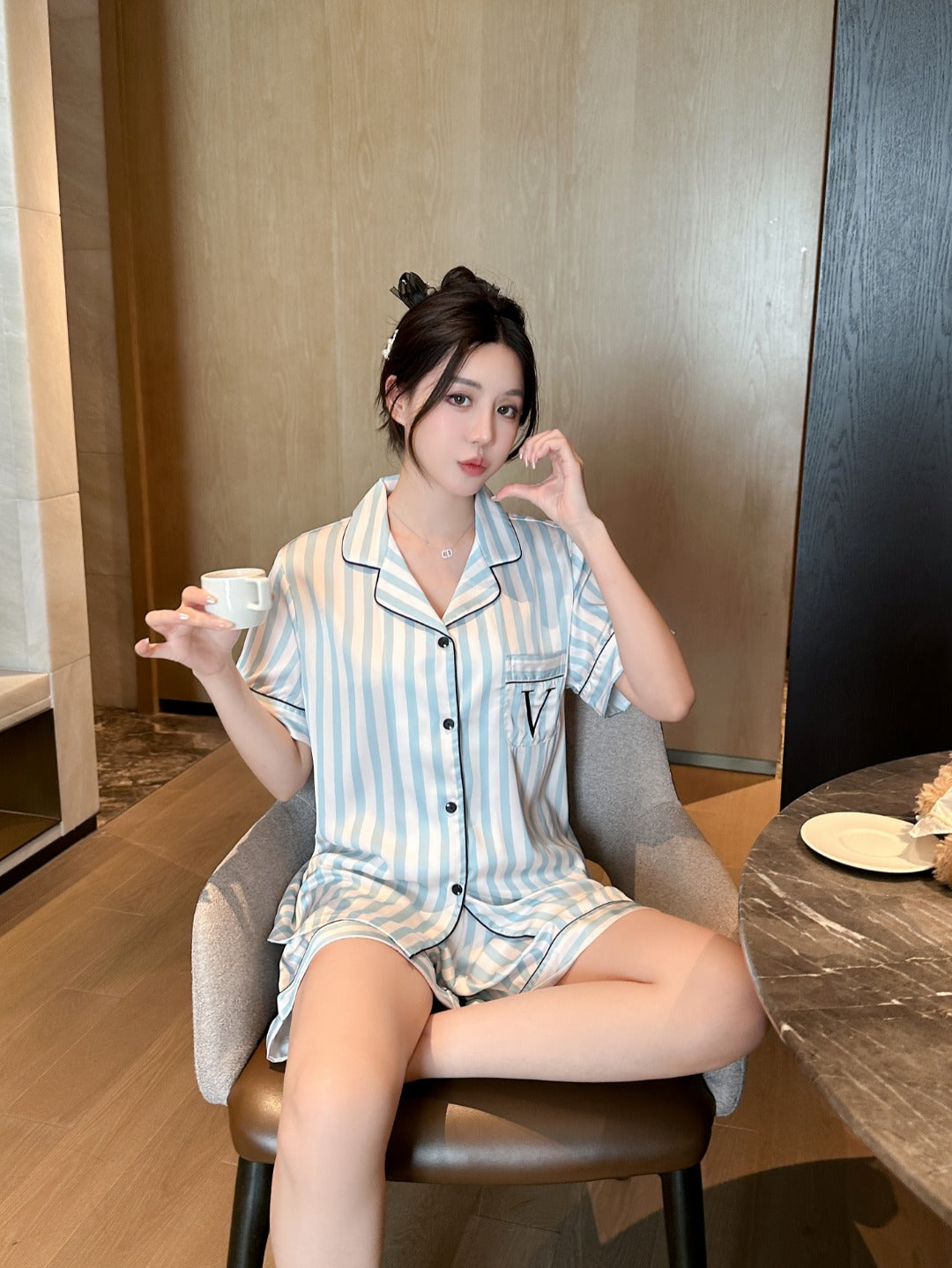 Victoria's Secret Satin Short Pajama Set