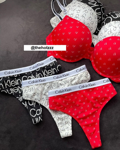CK  - Everyday Push Up Bra + Panty - CK