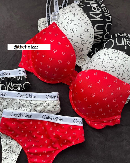 CK  - Everyday Push Up Bra + Panty - CK