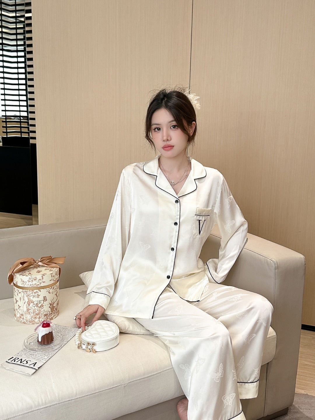 Victoria's Secret Satin Long Pajama Set