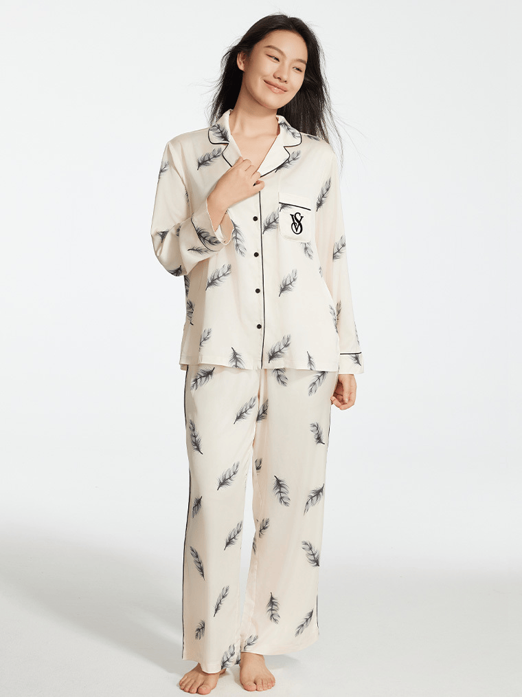 Victoria's Secret Satin Long Pajama Set