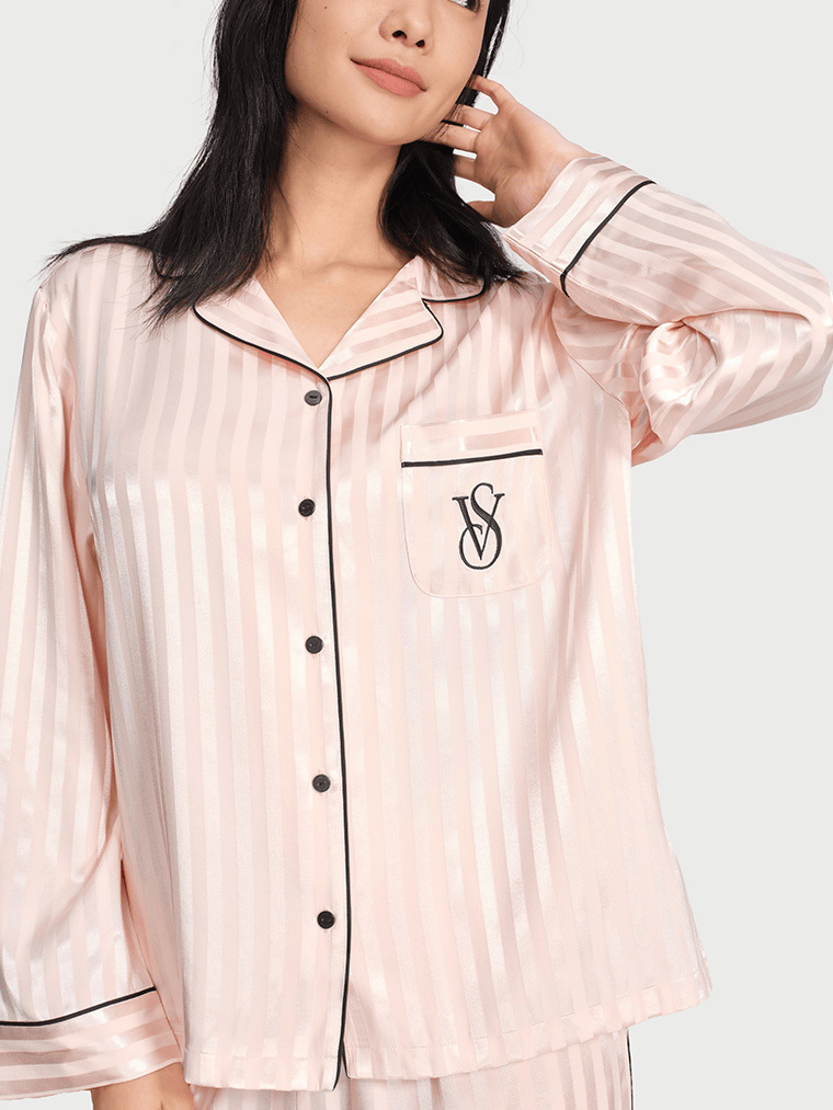 Victoria's Secret Satin Long Pajama Set