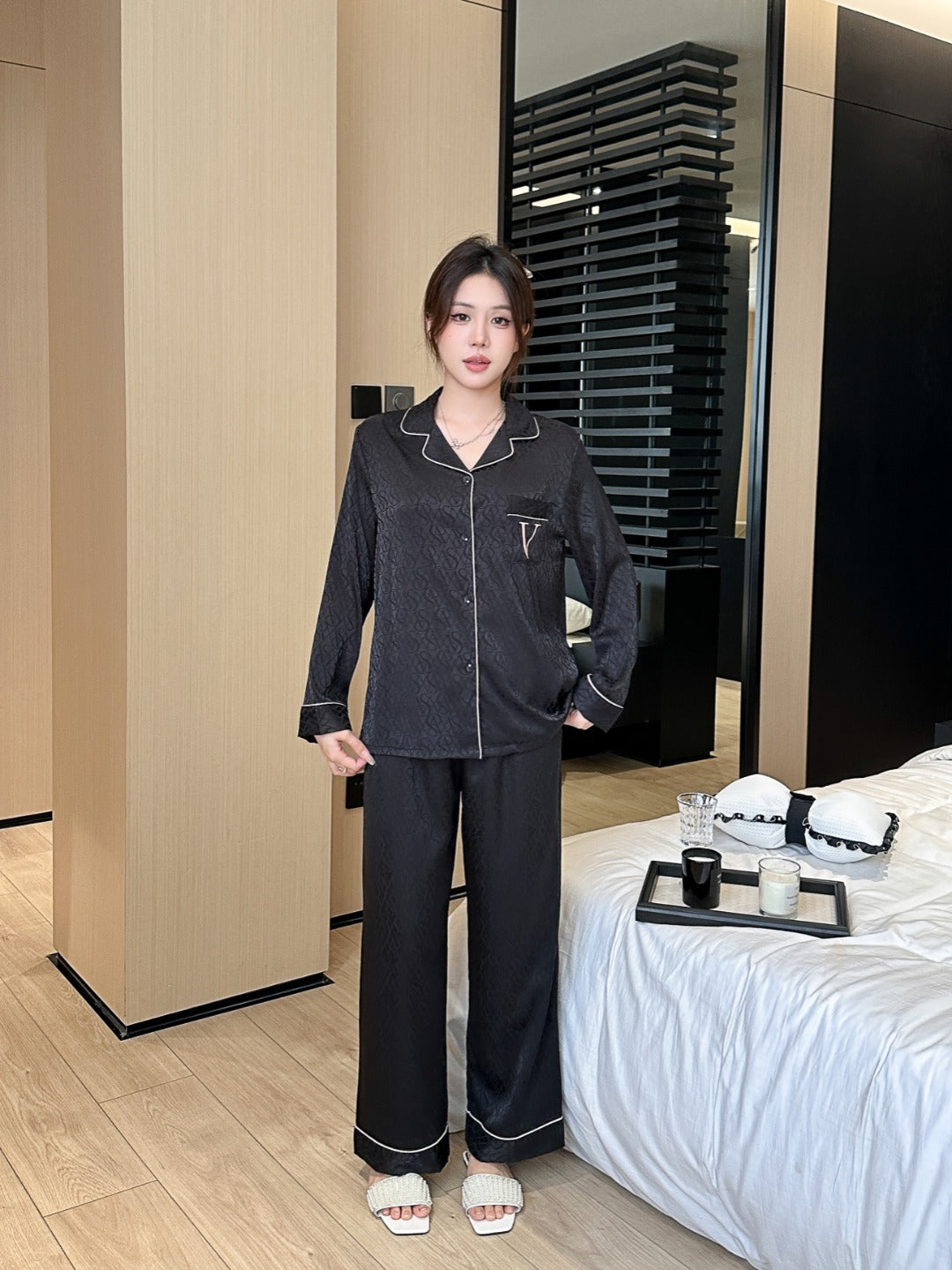 Victoria's Secret Satin Long Pajama Set