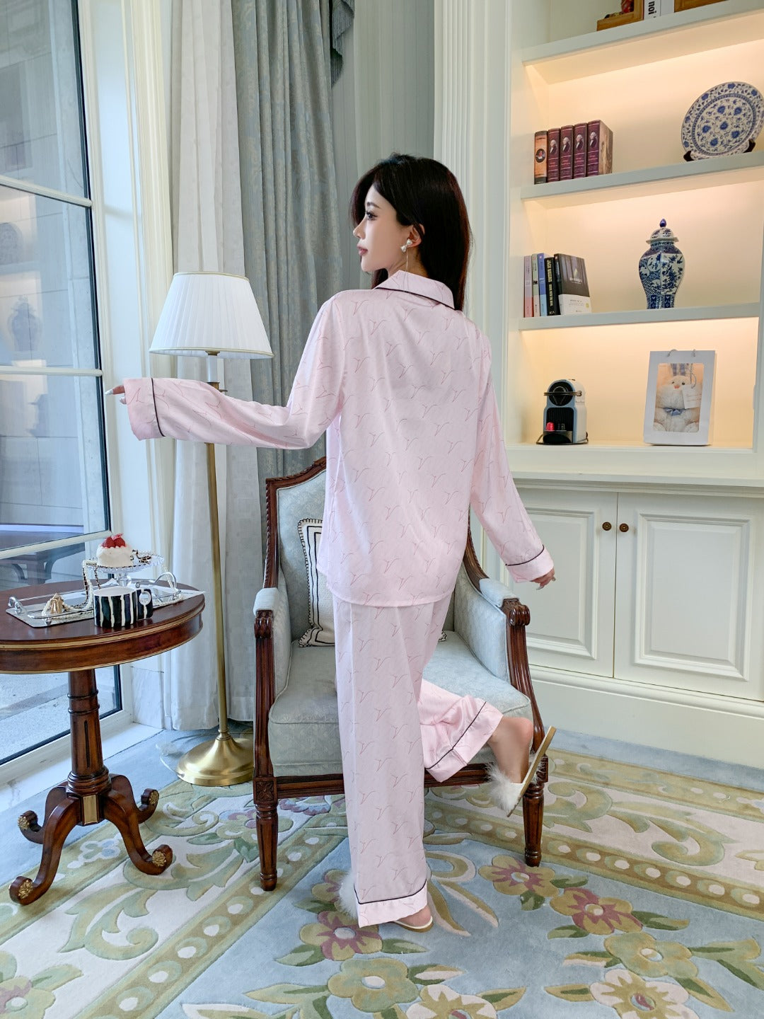 Victoria's Secret Satin Long Pajama Set