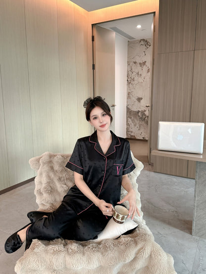 Victoria's Secret Satin Long Pajama Set