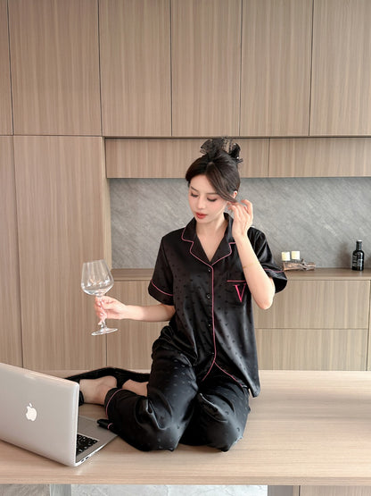 Victoria's Secret Satin Long Pajama Set