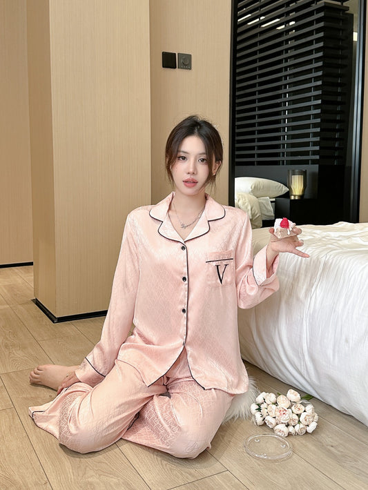 Victoria's Secret Satin Long Pajama Set