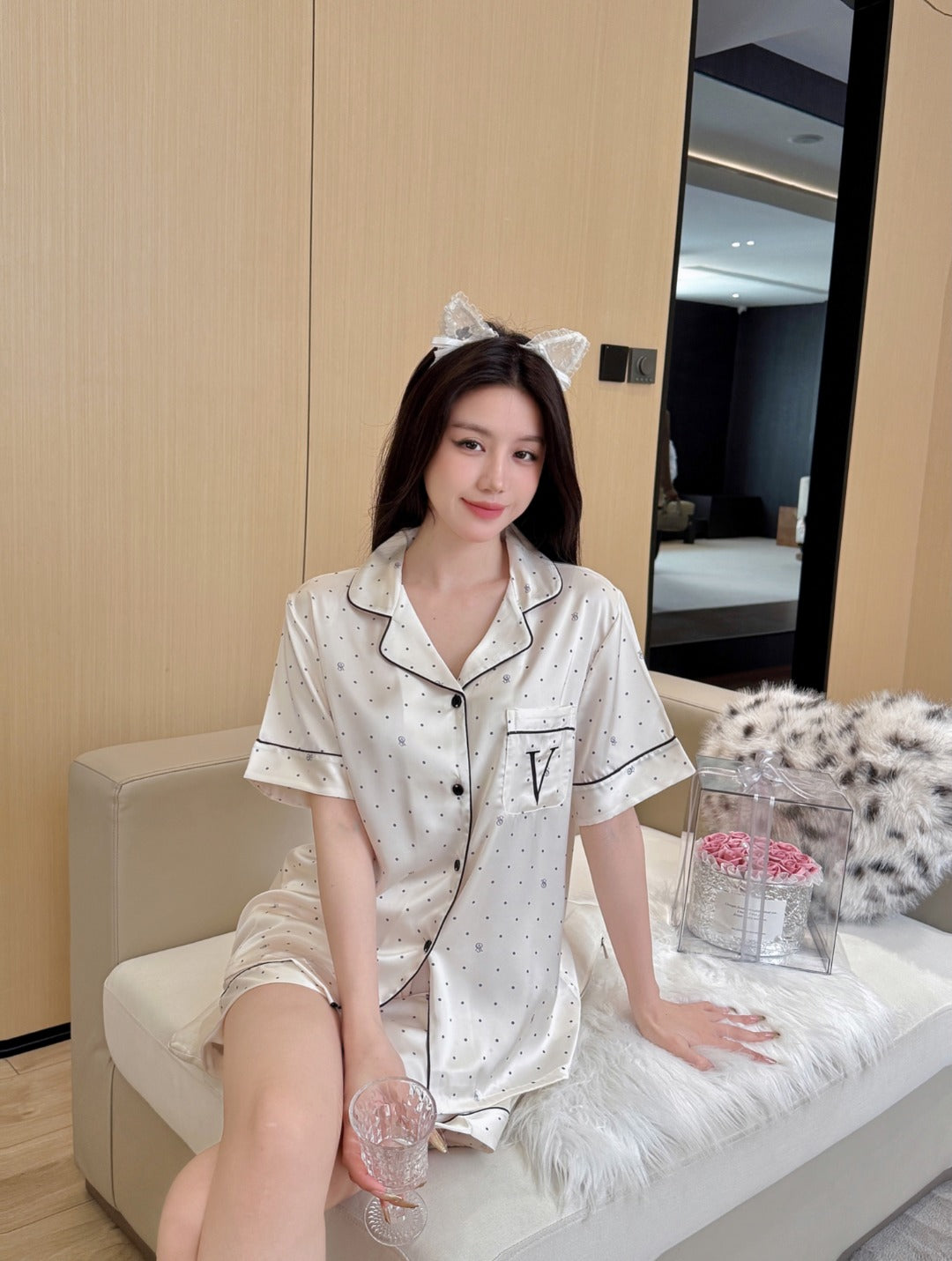 Victoria's Secret Satin Short Pajama Set