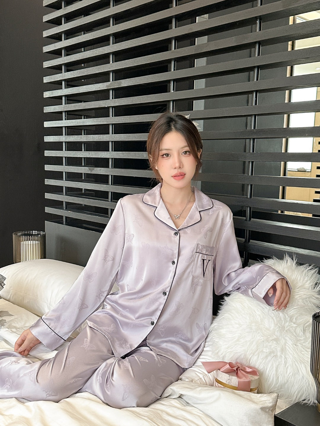 Victoria's Secret Satin Long Pajama Set