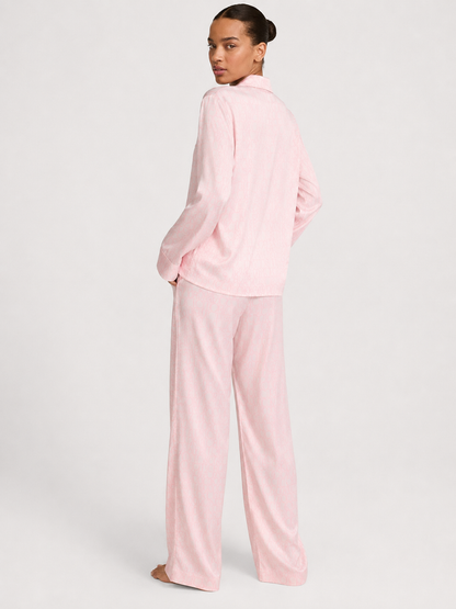 Glazed Victoria's Secret signature Satin Long Pjamas Set
