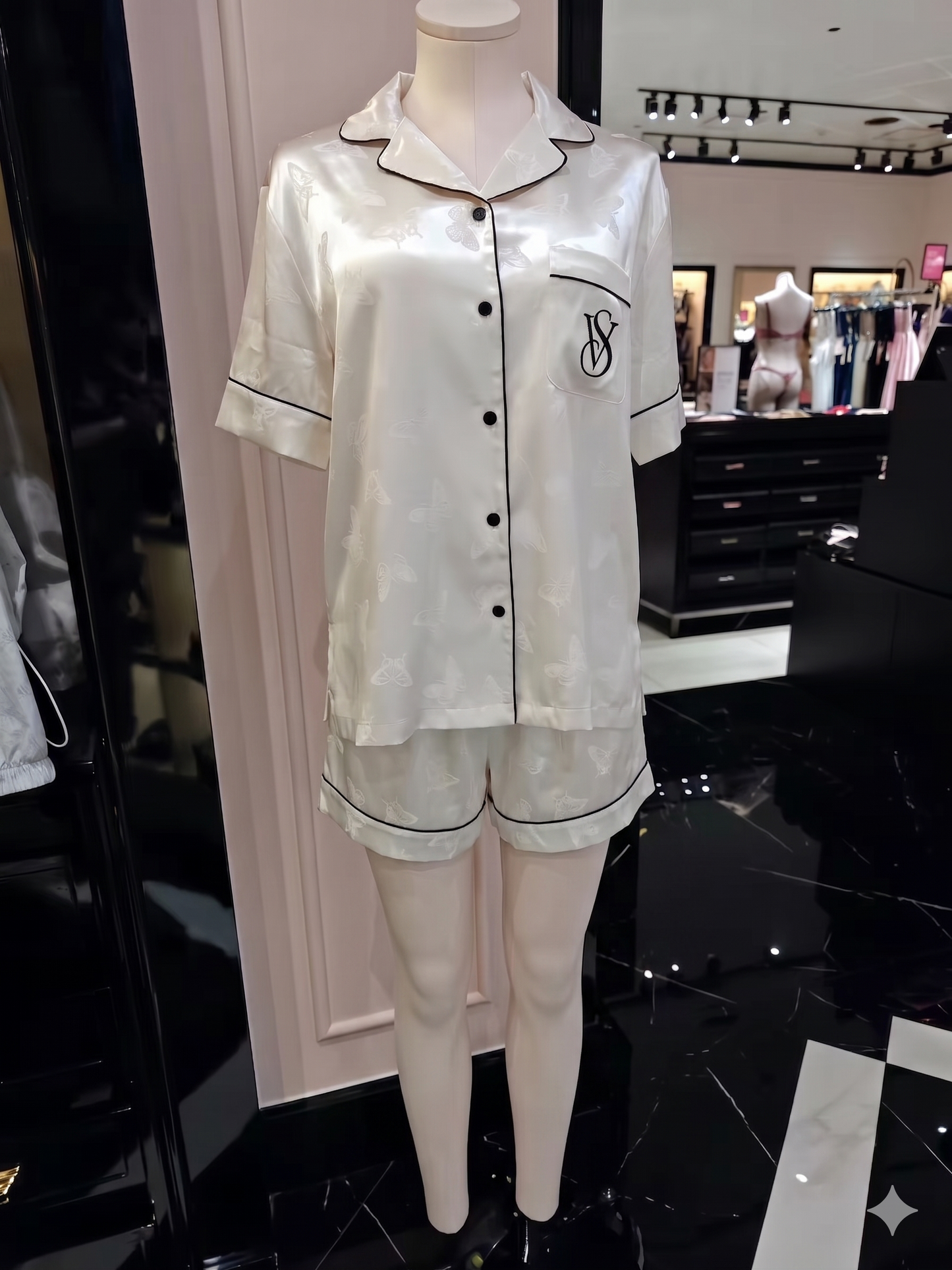 Signature Satin Short Pajama Set