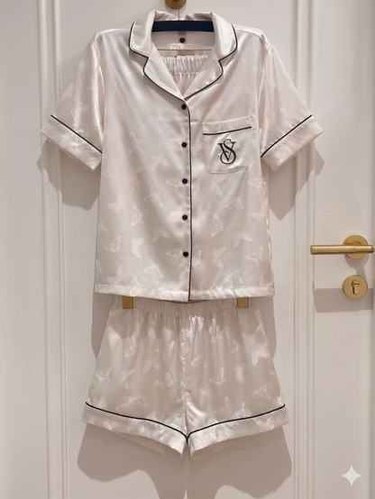 Signature Satin Short Pajama Set