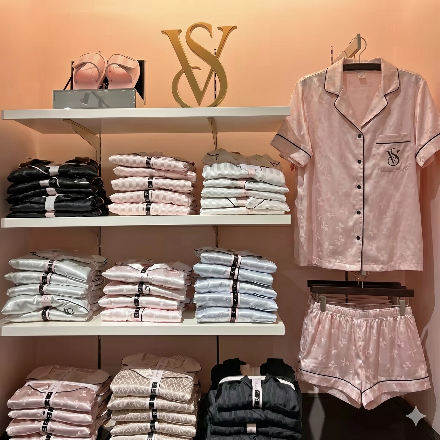 Signature Satin Short Pajama Set