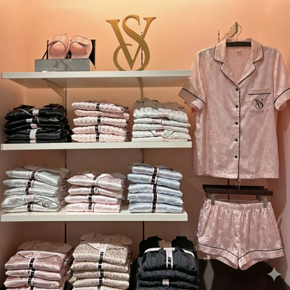 Signature Satin Short Pajama Set