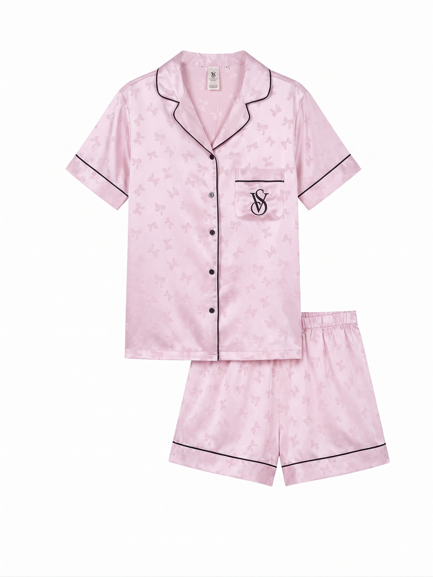 Signature Satin Short Pajama Set
