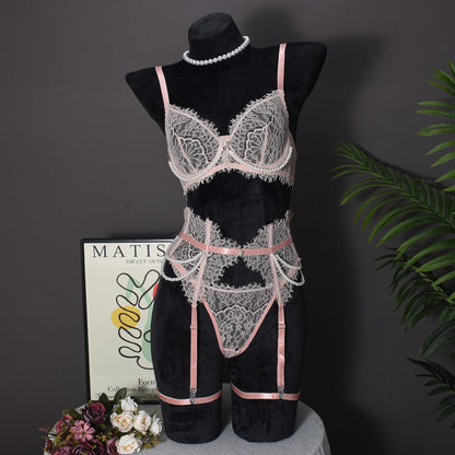 Blush Pearl Desire Lingerie Set