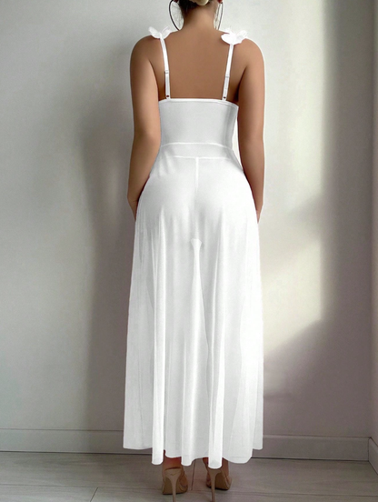Ivory Blossom Bridal Maxi Babydoll Set