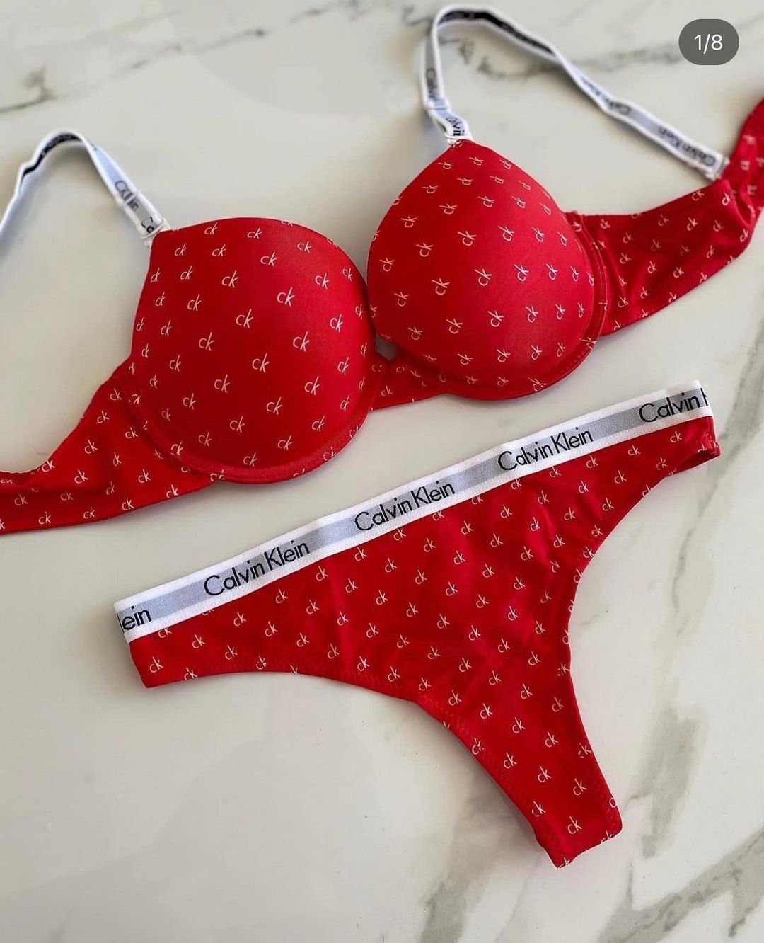 CK  - Everyday Push Up Bra + Panty - CK