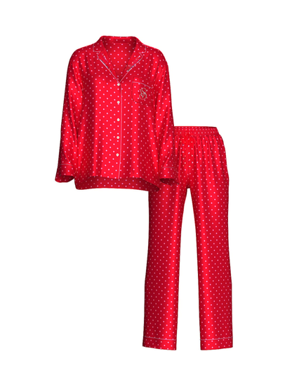 Signature Satin Long Pajama Set