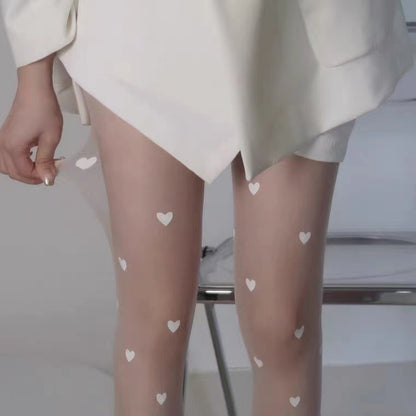 Amethyst Kiss Hold-Ups White - Size Max 75KG