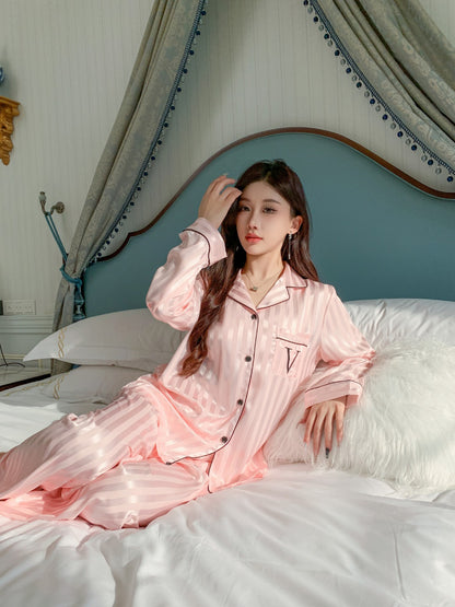 Victoria's Secret Satin Long Pajama Set